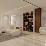 Modern and bright living space with minimalist design.