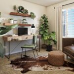 silver imac on brown wooden table